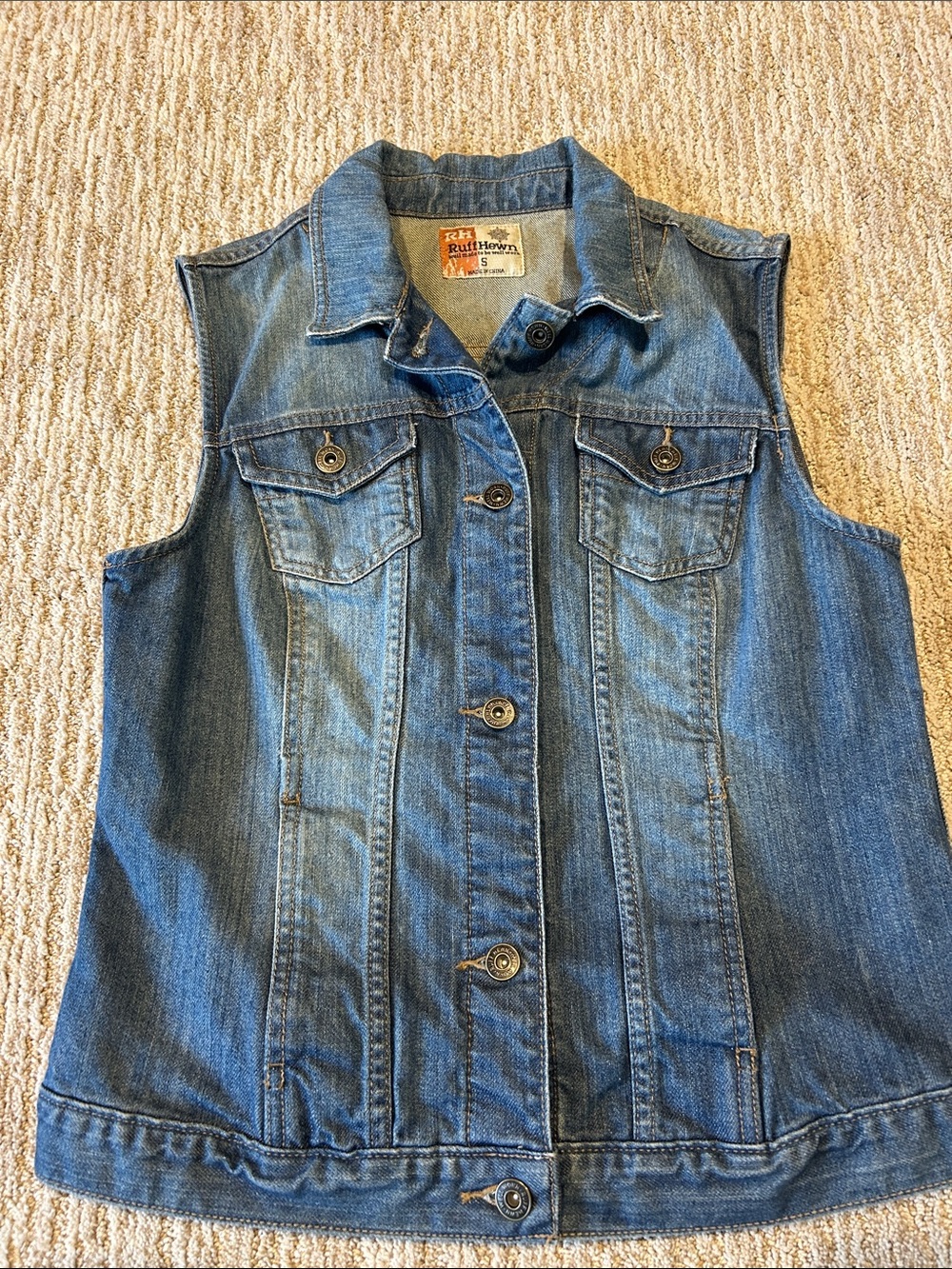 Ruff Hewn Blue Denim Shirt Jacket